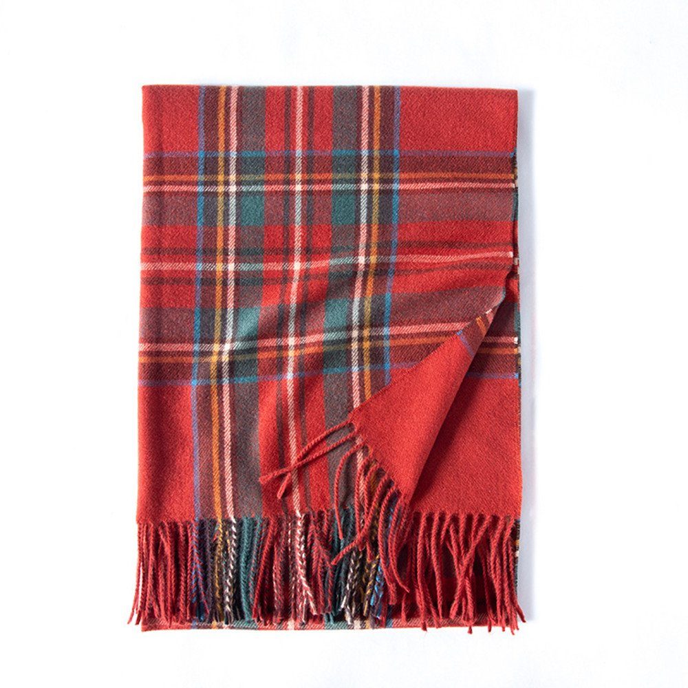 XDeer Wollschal Damen Schal,kuschelweich Karo,Winter Schal günstig online kaufen