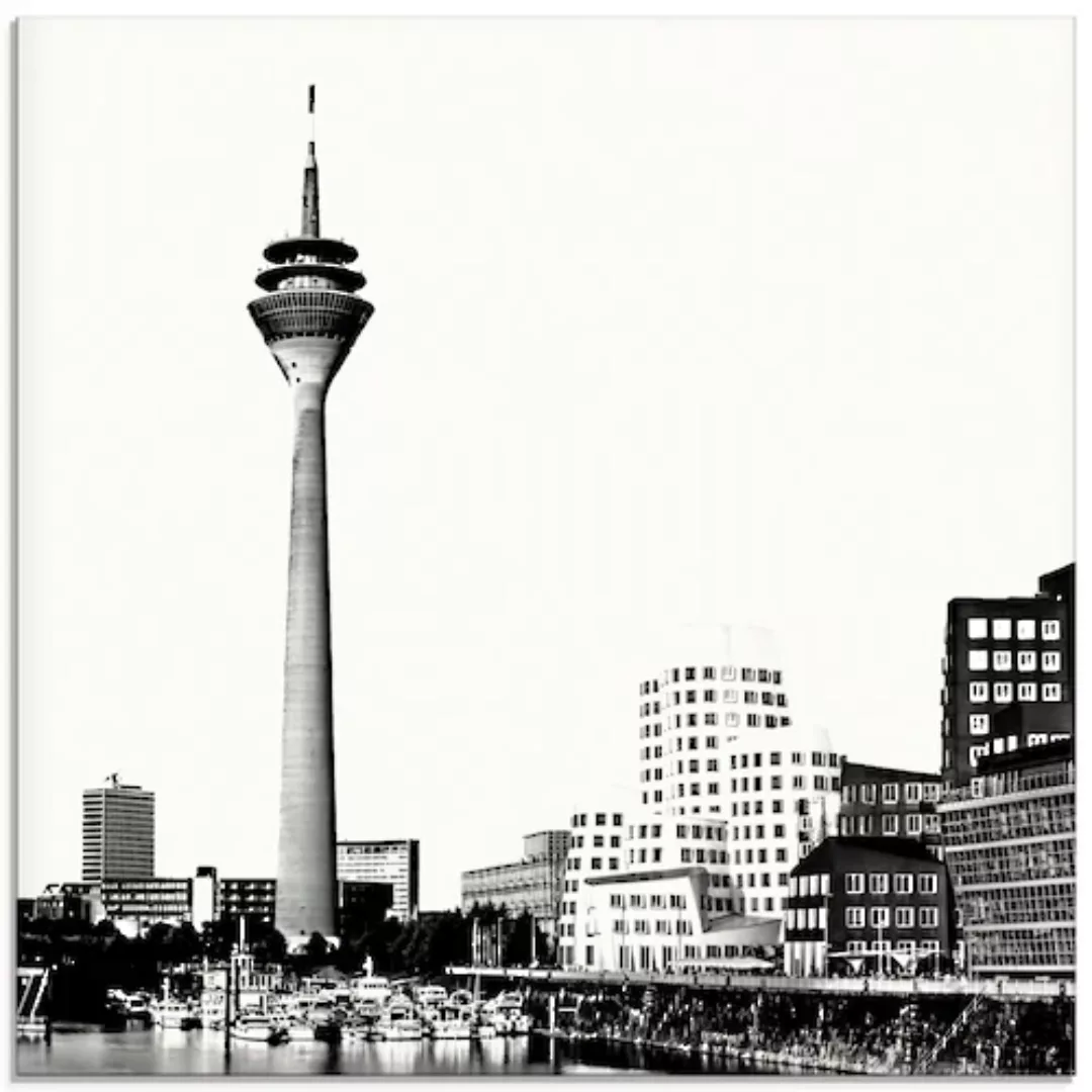 Artland Glasbild »Düsseldorf Collage Skyline 15«, Deutschland, (1 St.), in günstig online kaufen