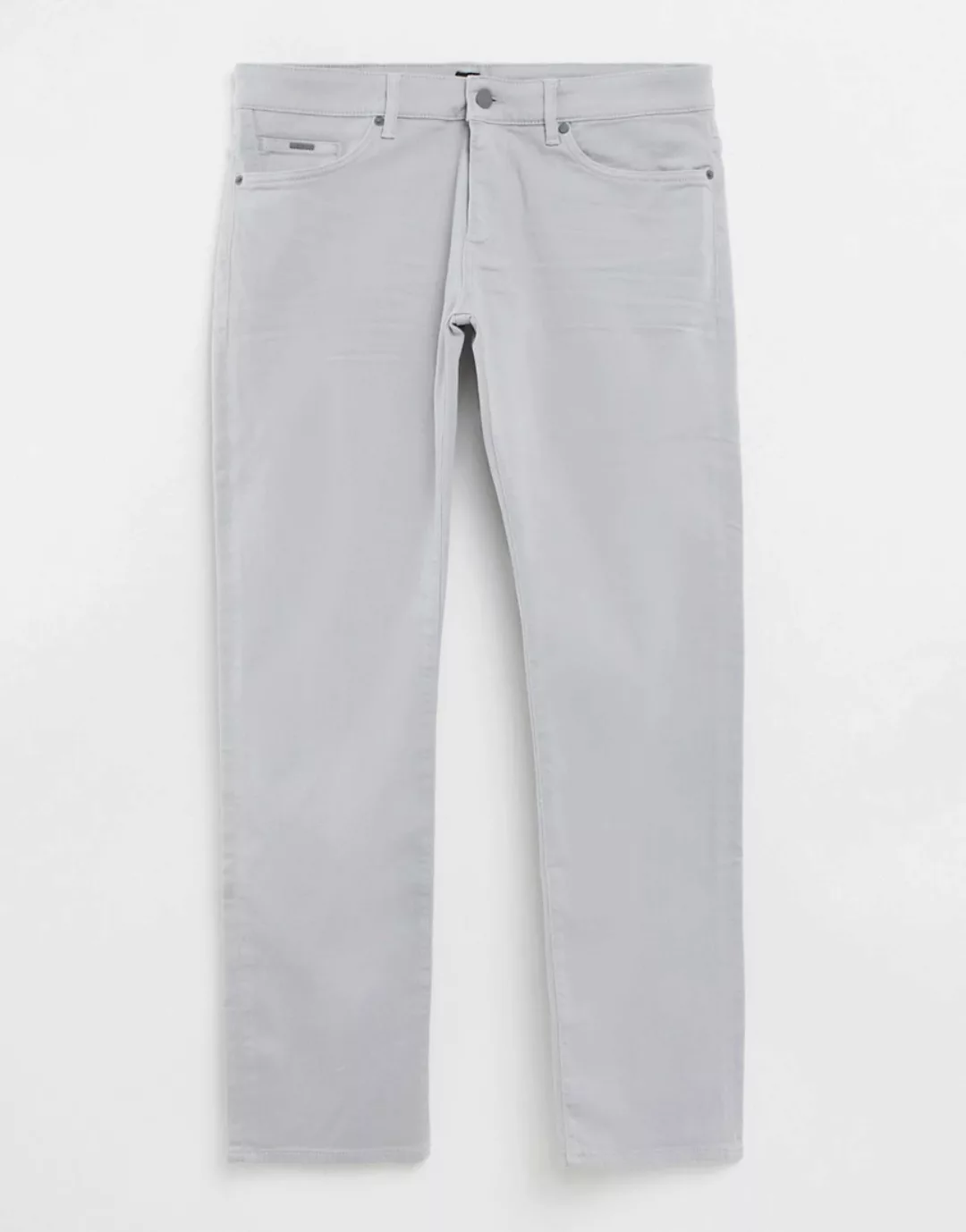 BOSS Business – Delaware3 – Jeans in enger Passform-Grau günstig online kaufen