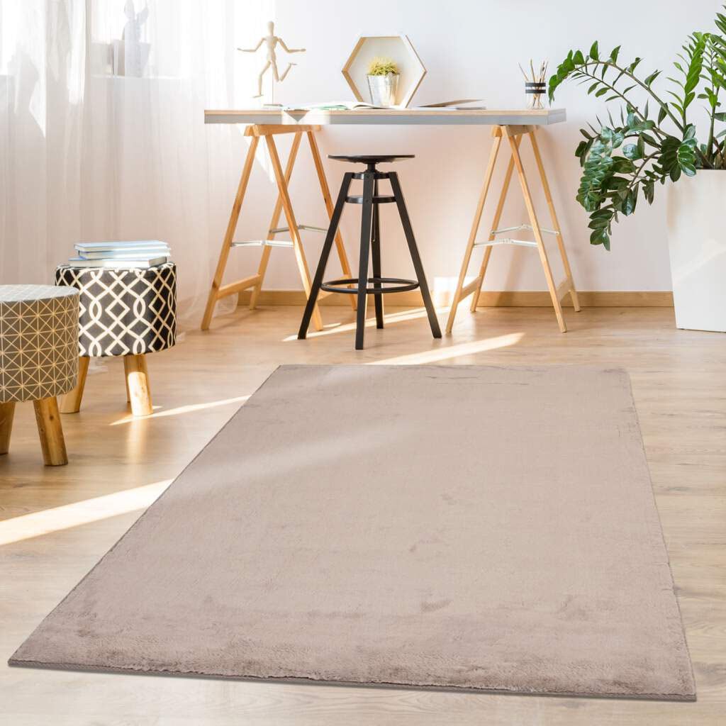 Carpet City Hochflor-Teppich »TOPIA 400«, rechteckig, 21 mm Höhe, Kunstfell günstig online kaufen