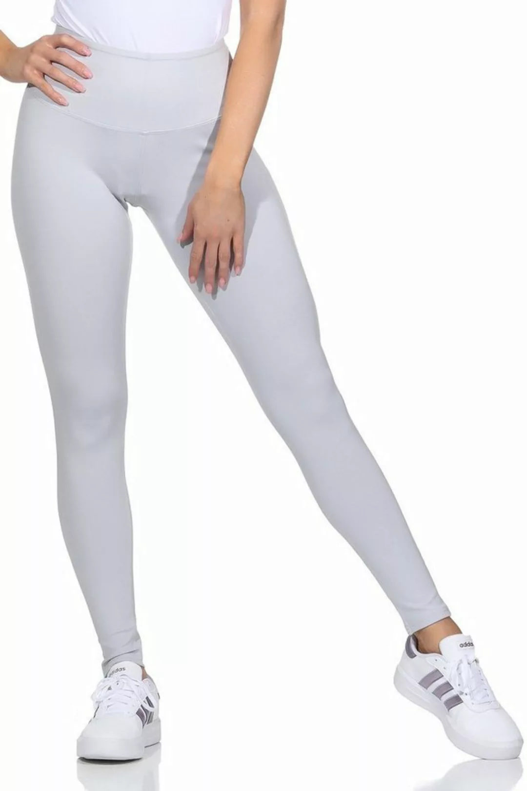 CLEO STYLE Leggings Damen Leggings 9007 L/XL Hellgrau 9001 günstig online kaufen