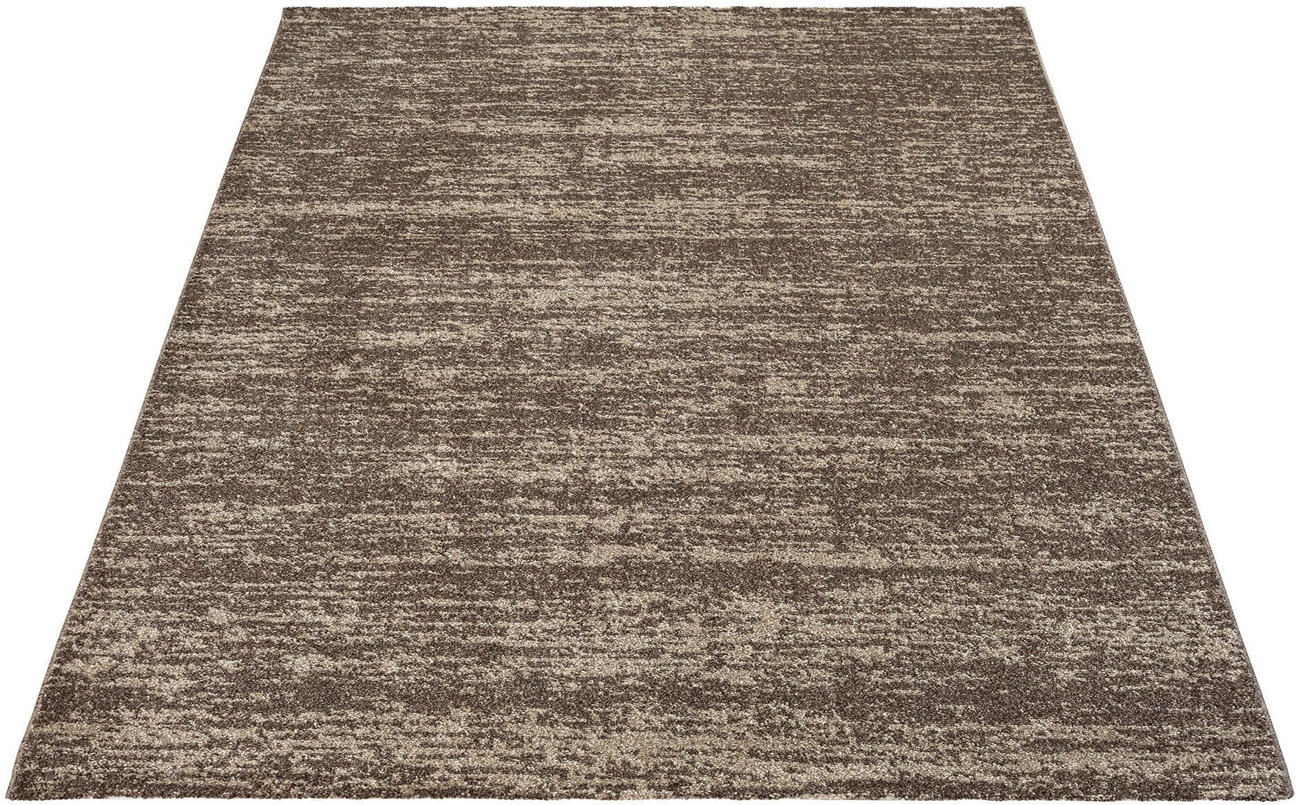 Sanat Teppich »Oslo«, rechteckig, 10 mm Höhe, meliert Kurzflor, Wohnzimmer, günstig online kaufen