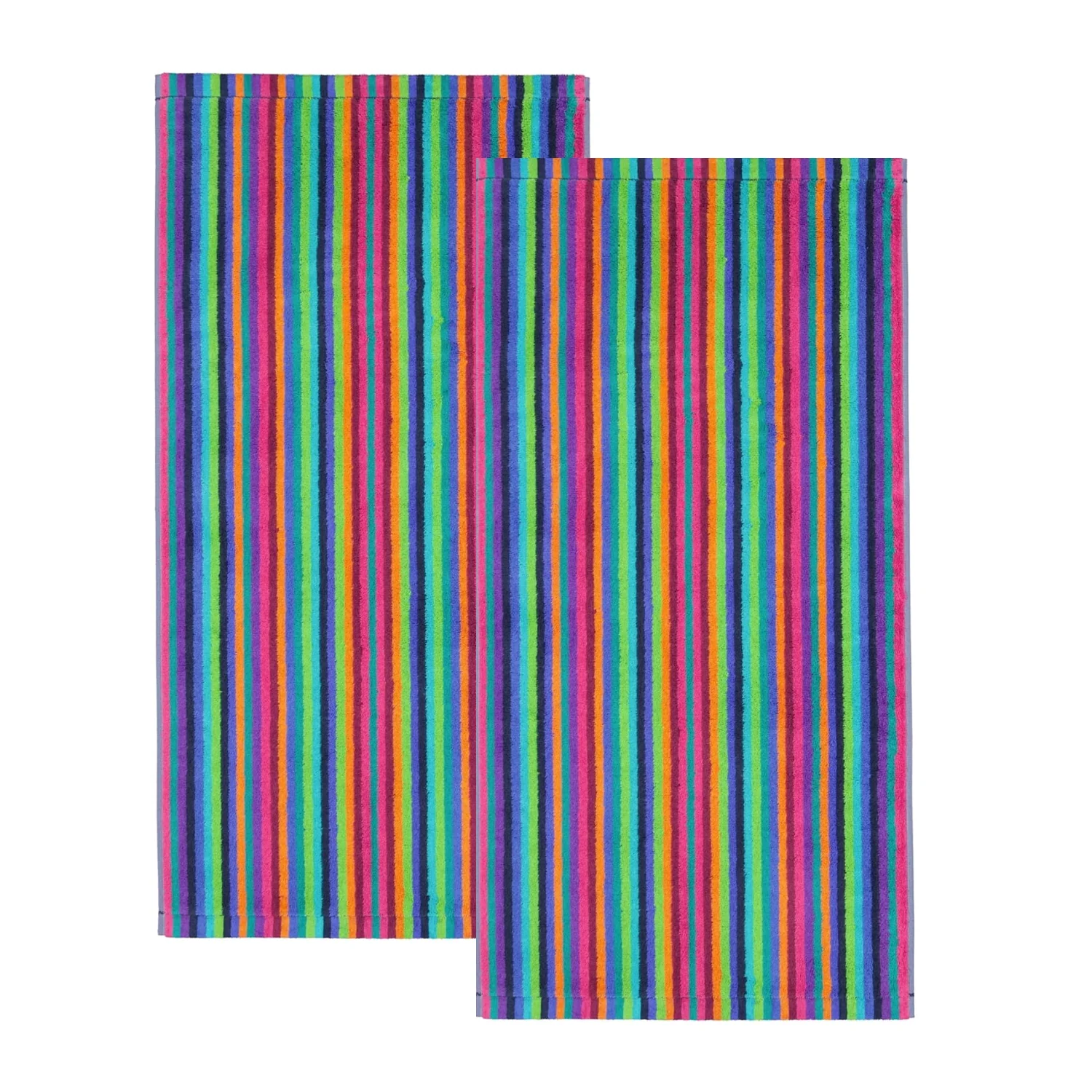 2 Stück Cawö Life Style Handtücher 7048-84 Streifen multicolor 50x100 günstig online kaufen