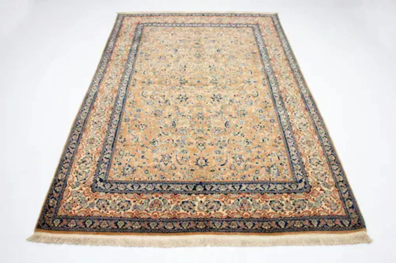 morgenland Teppich »Nain 4la Teppich handgeknüpft beige«, rechteckig, handg günstig online kaufen