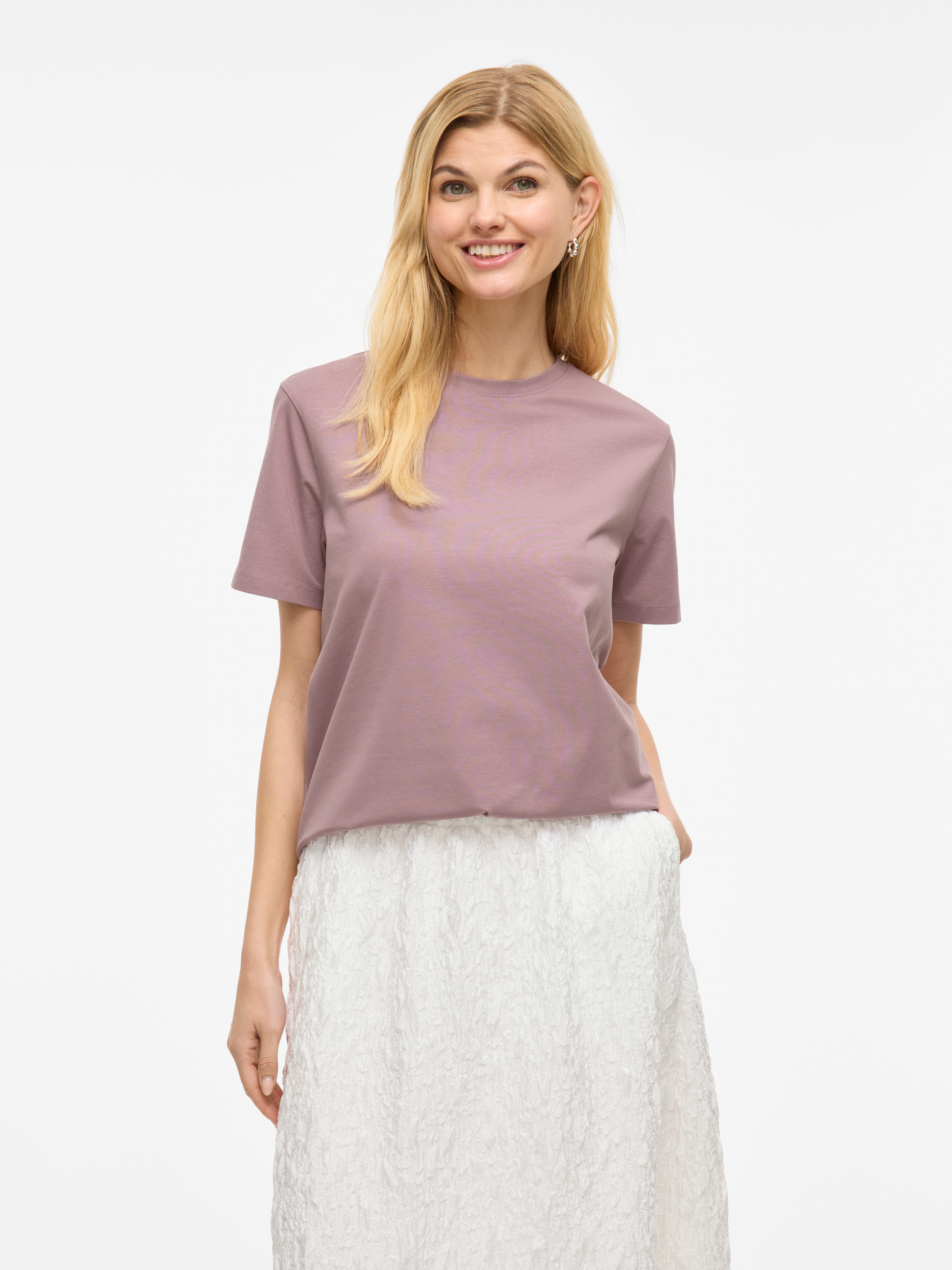 Vila Kurzarmshirt "VINORA S/S T-SHIRT - NOOS" günstig online kaufen