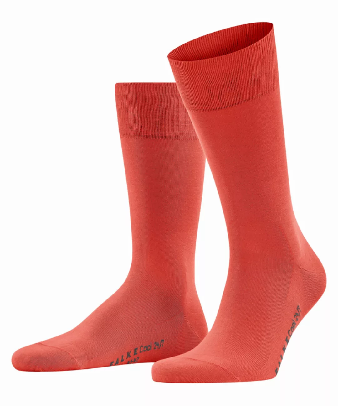 FALKE Cool 24/7 Herren Socken, 45-46, Orange, Uni, Baumwolle, 13230-865506 günstig online kaufen