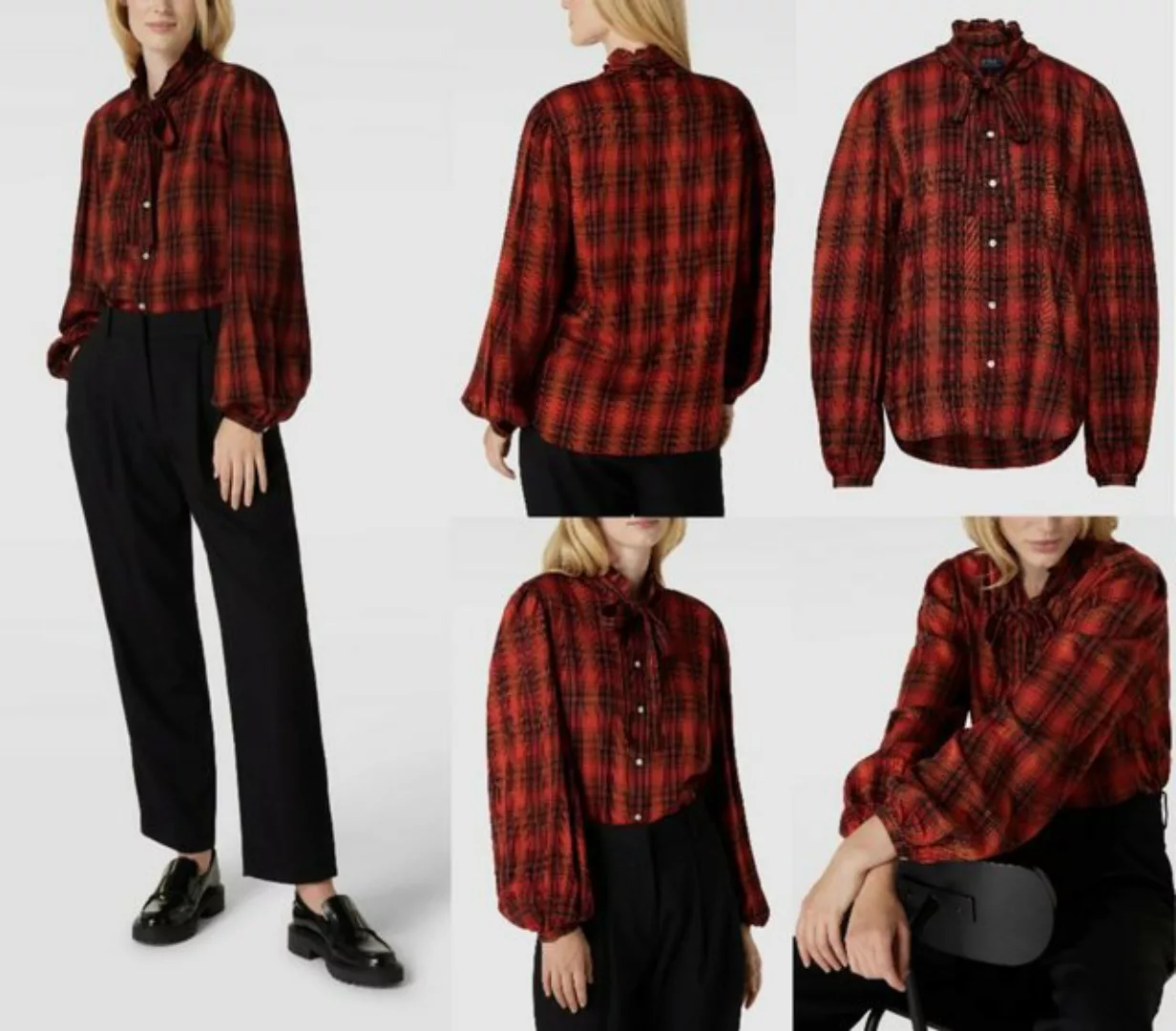 Ralph Lauren T-Shirt POLO RALPH LAUREN Check Shirt-Jacket Karohemd Concept günstig online kaufen