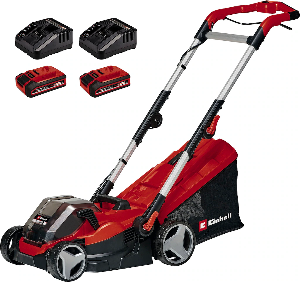 Einhell Akkurasenmäher "Einhell Power X-Change RASARRO 36/34", mit 2x Akku günstig online kaufen