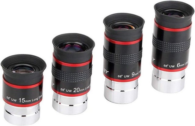 SVBONY Okular Zubehör Set, 1,25” 6mm 9mm 15mm 20mm Teleskop Okular Monokula günstig online kaufen
