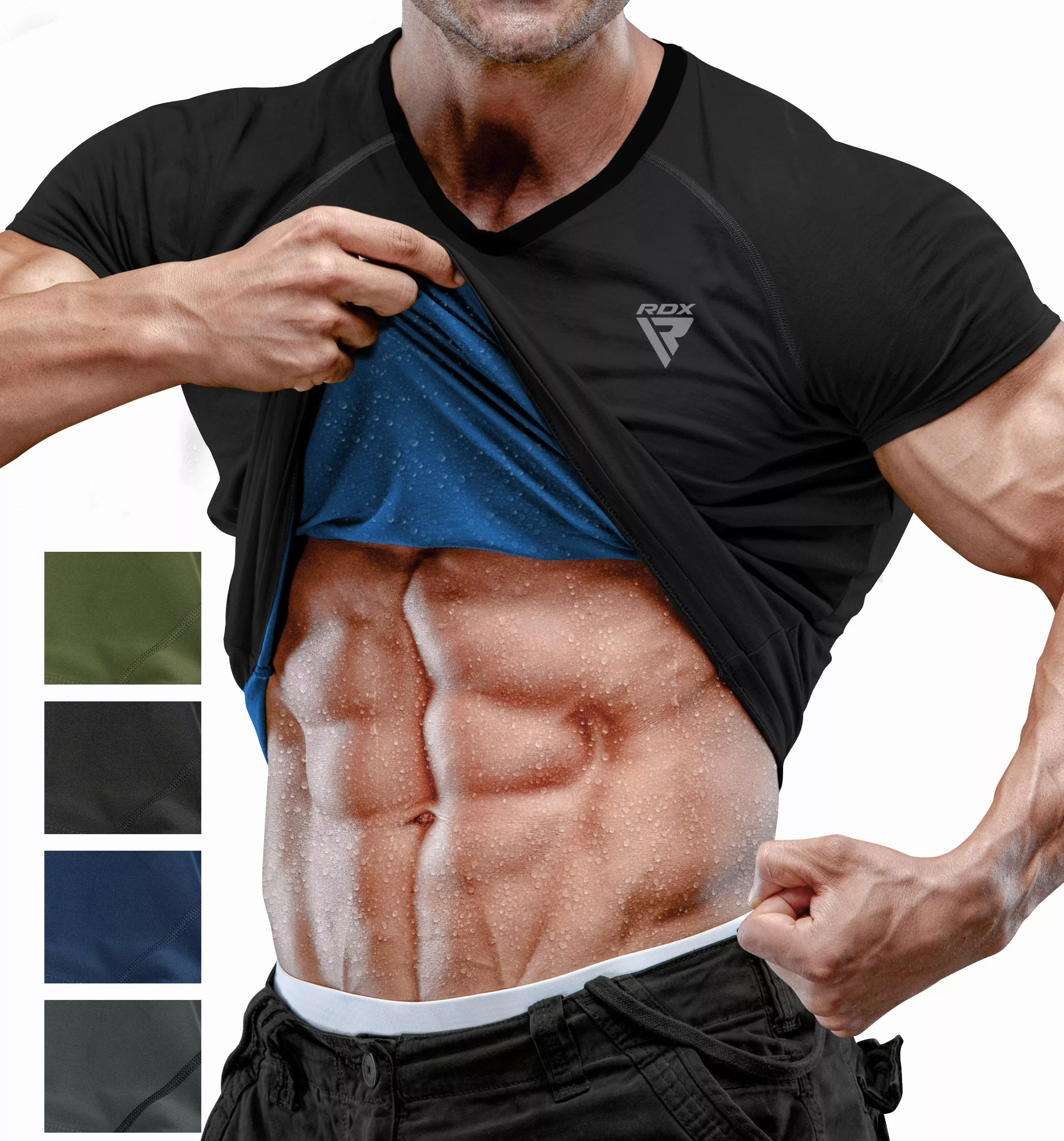 RDX Sports Kompressionsshirt RDX Herren Sauna günstig online kaufen
