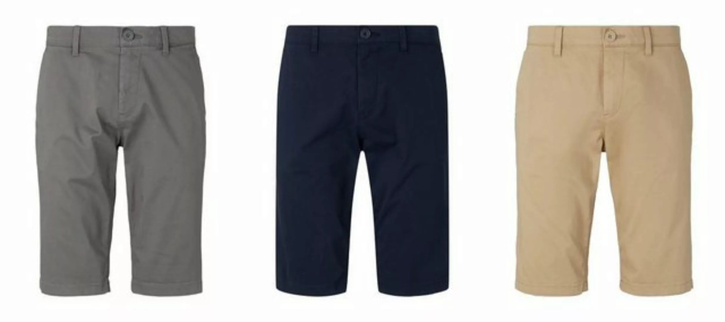 TOM TAILOR Shorts Satin Stretch Chino Shorts (1-tlg) günstig online kaufen