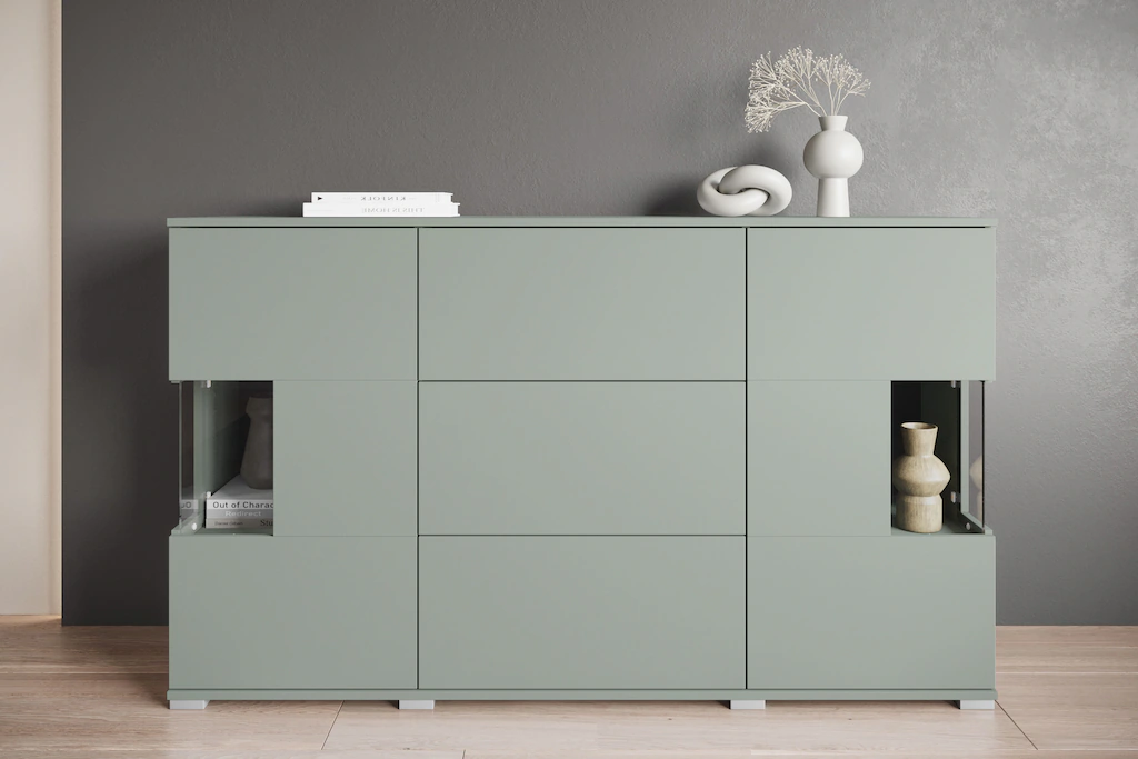 INOSIGN Sideboard "Kenia", (1 St.), Sideboard mit 3 Schubladen, 6 Fächern, günstig online kaufen