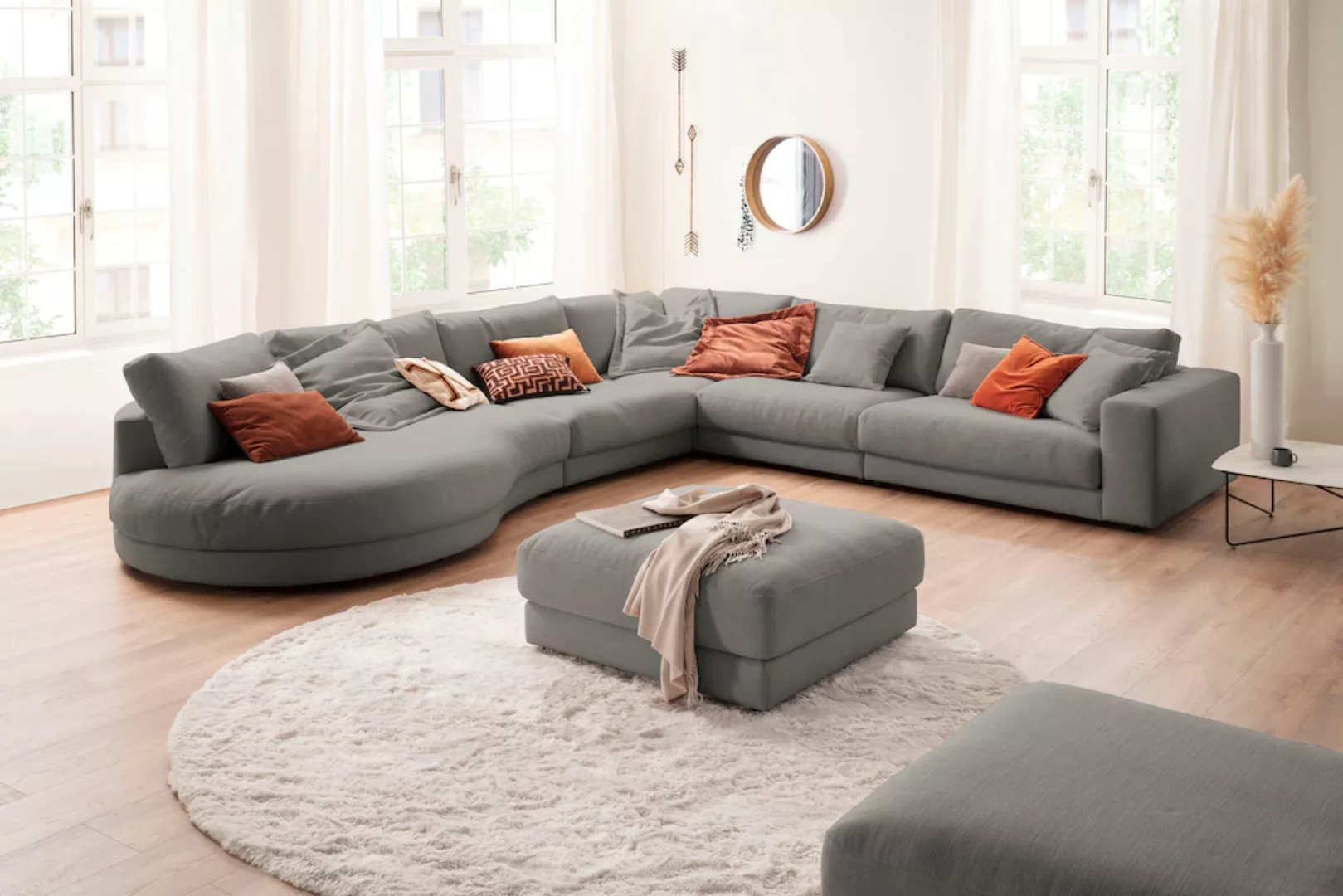 3C Candy Ecksofa »Enisa II, bequem und komfortabel, Mega Familiensofa, L-Fo günstig online kaufen