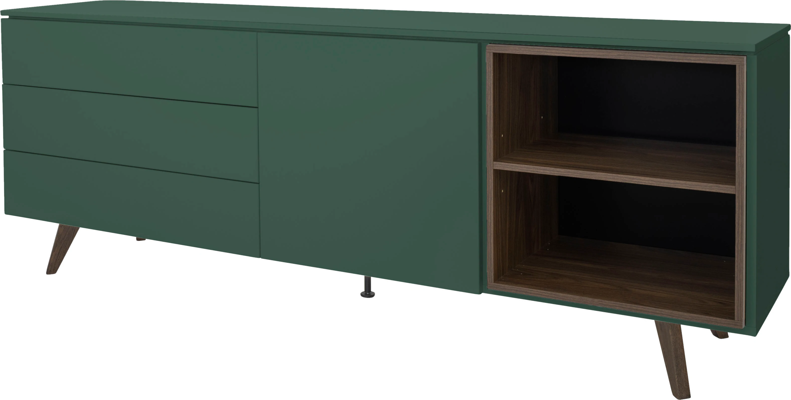 Tenzo Sideboard, (31 St., 1), 3 Schubladen 1 Tür 2 offene Fächer günstig online kaufen