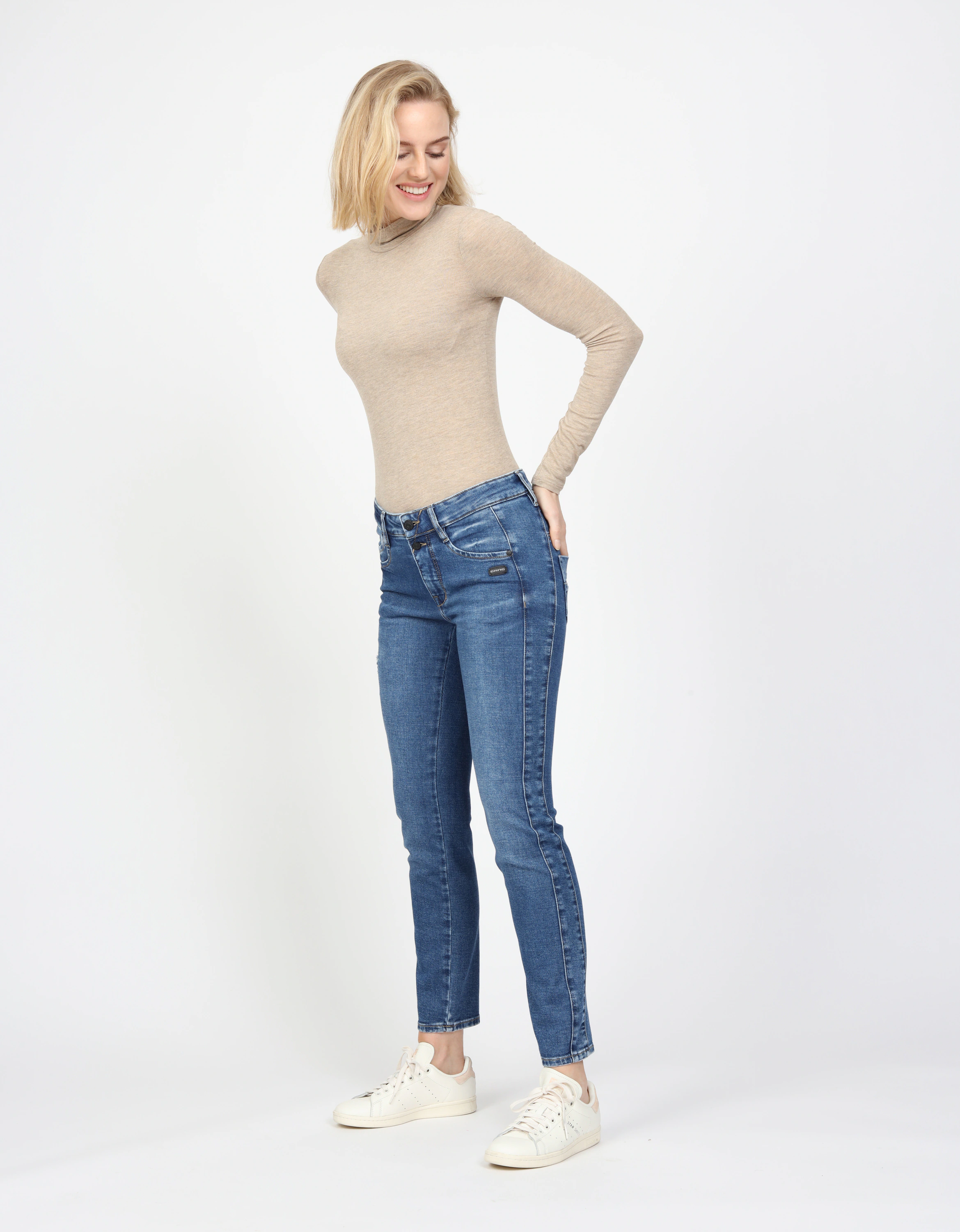 GANG Slim-fit-Jeans "GANG Jeans Slim Fit 94SANA CROPPED" günstig online kaufen
