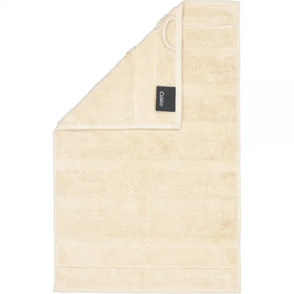 Cawö Handtücher Noblesse2 Uni 1002 - Farbe: beige - 370 - Gästetuch 30x50 c günstig online kaufen