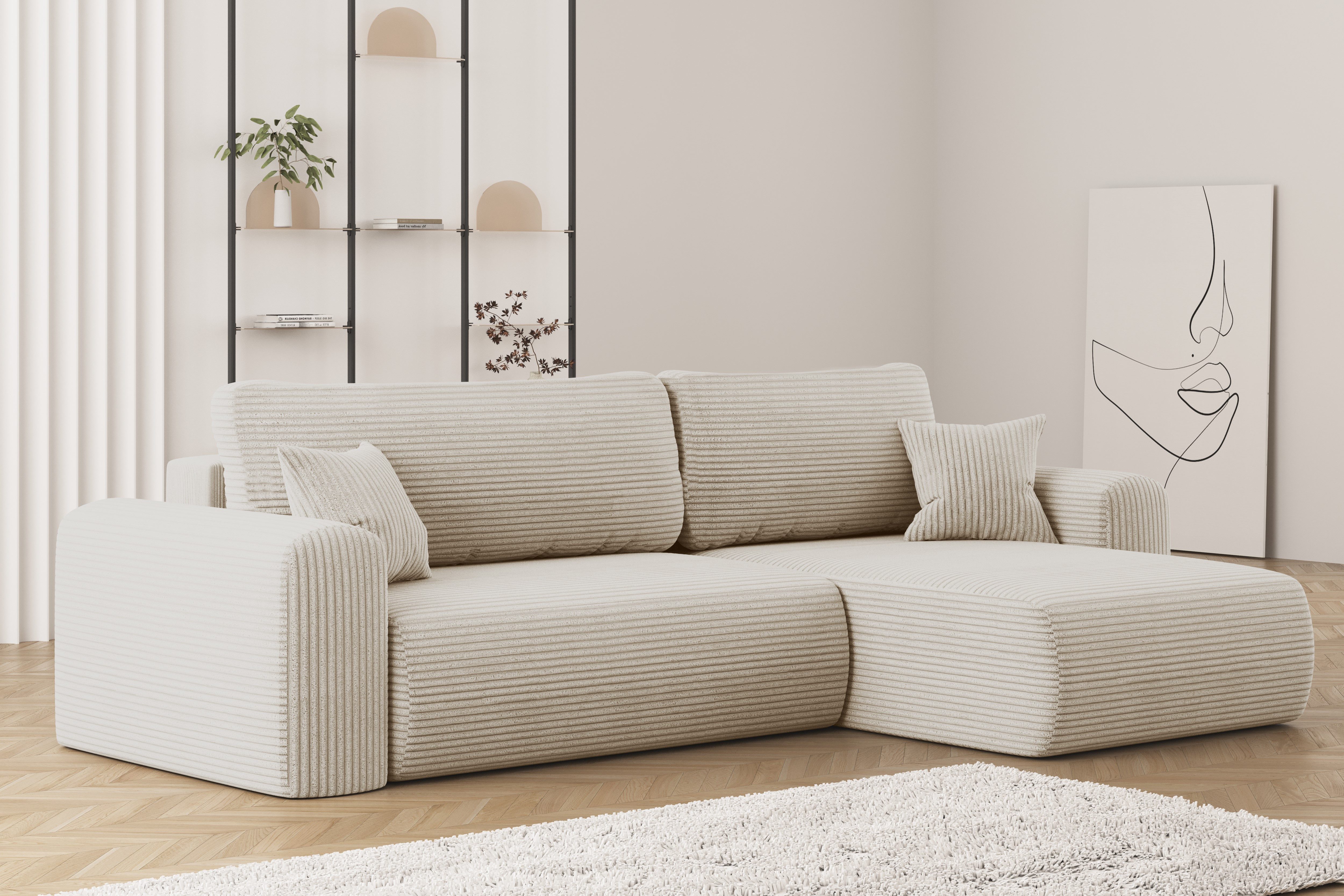 Kaiser Möbel Ecksofa mit Schlaffunktion und günstig online kaufen