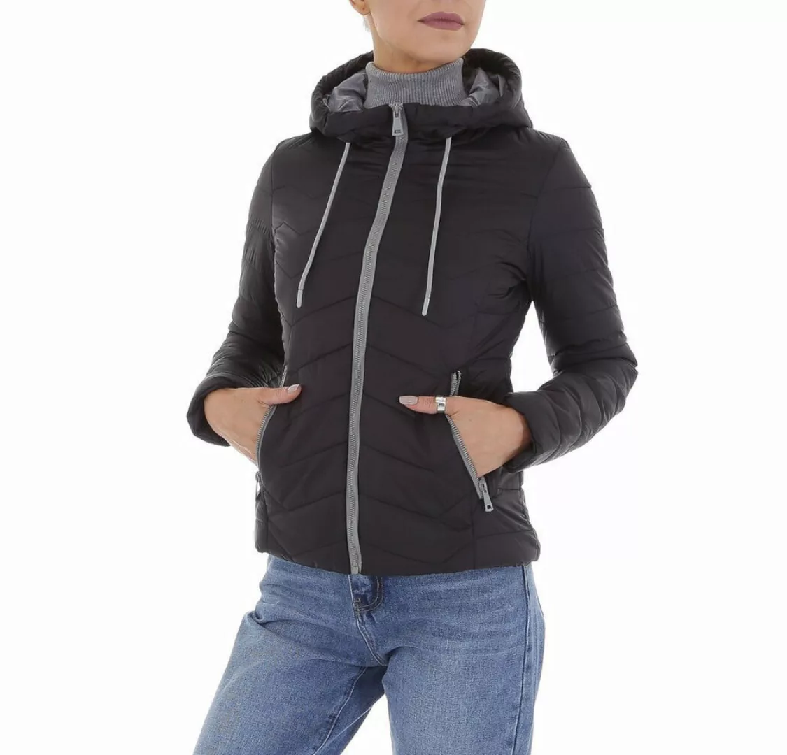 Ital-Design Steppjacke Damen Freizeit (87256580) Kapuze Gefüttert Übergangs günstig online kaufen