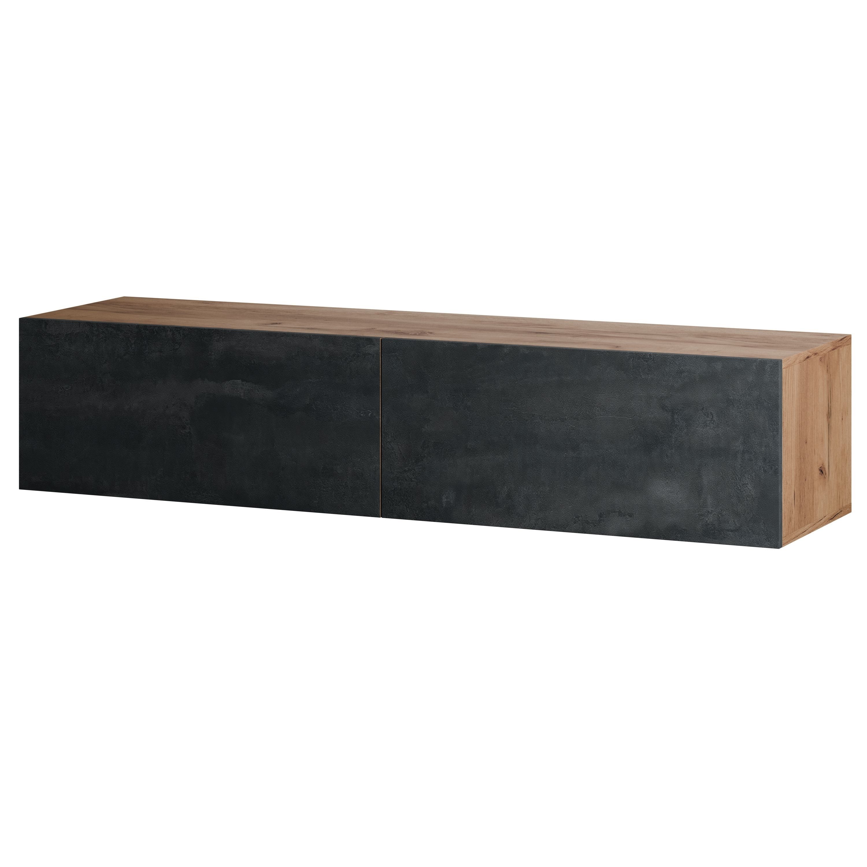 Planetmöbel Garderoben-Set Garderobenschrank Flur 140 cm, günstig online kaufen