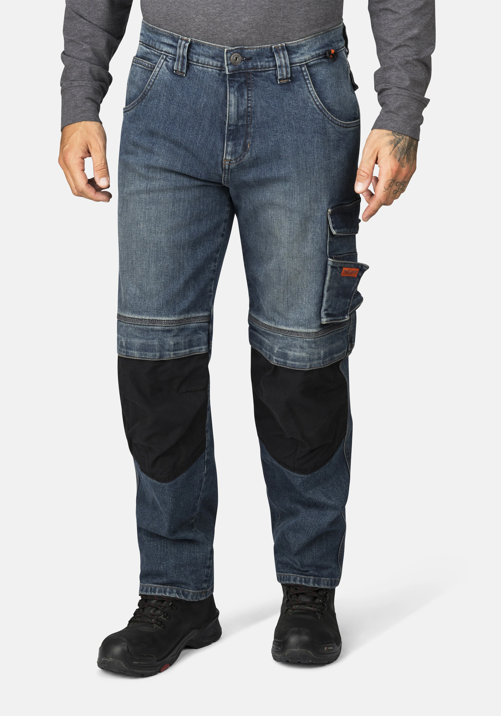 HERO by John Medoox Workerjeans "CALGARY Denim Pro Workwear Arbeits-Cargoje günstig online kaufen