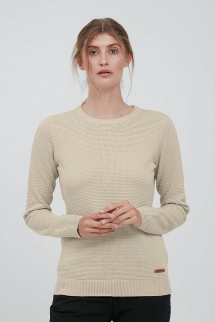 OXMO Strickpullover OXSarah Schicker Pullover in Loch-Strick Optik günstig online kaufen