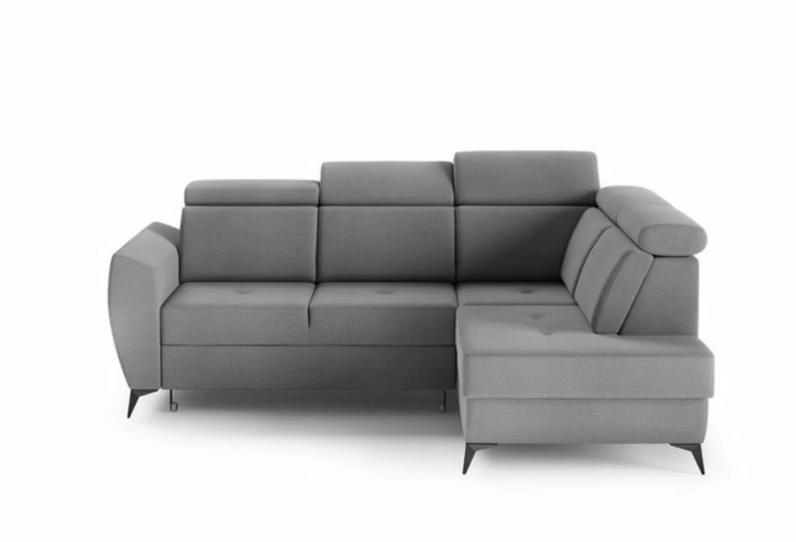 MOEBLO Ecksofa TESLIN II, Couch für Wohnzimmer, Schlafsofa Sofagarnitur Sof günstig online kaufen