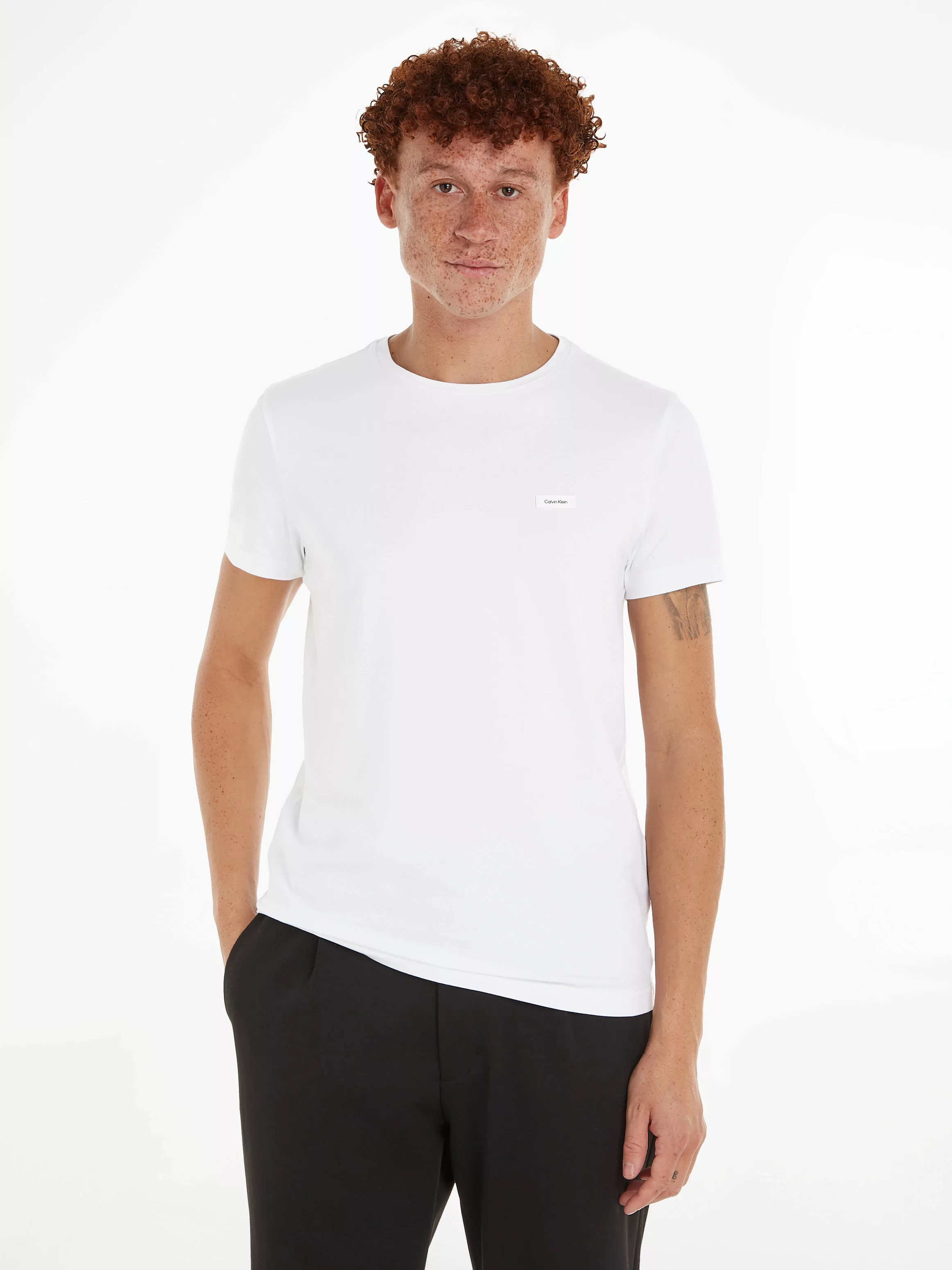 Calvin Klein T-Shirt STRETCH SLIM FIT T-SHIRT günstig online kaufen