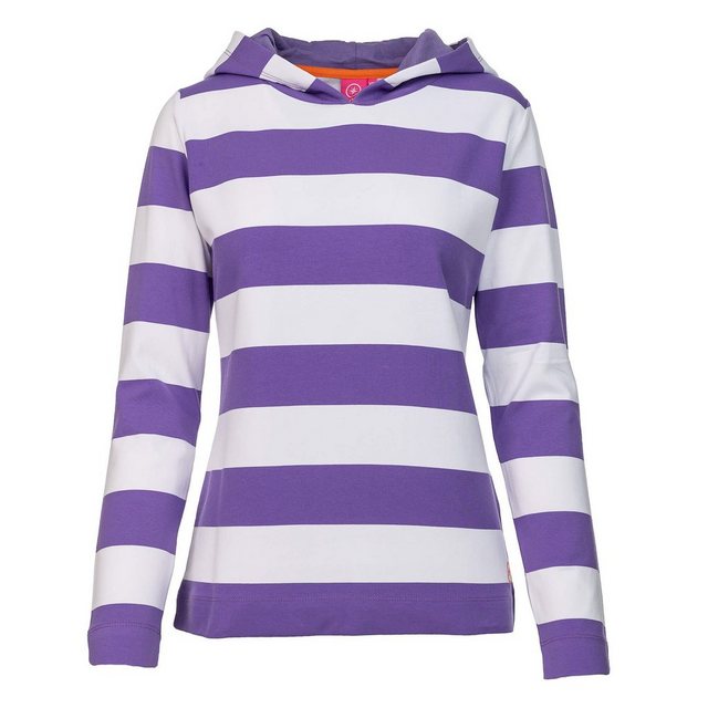 salzhaut Kapuzenshirt Damen Hoodie Shirt Colourblock-Streifen Hakana - Kapu günstig online kaufen