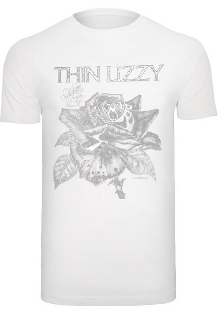 Merchcode T-Shirt Merchcode Thin Lizzy - TL Blackrose T-Shirt Round Neck (1 günstig online kaufen