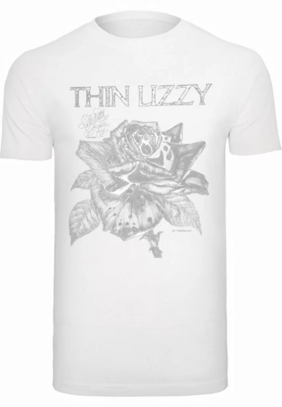 Merchcode T-Shirt Merchcode Thin Lizzy - TL Blackrose T-Shirt Round Neck (1 günstig online kaufen