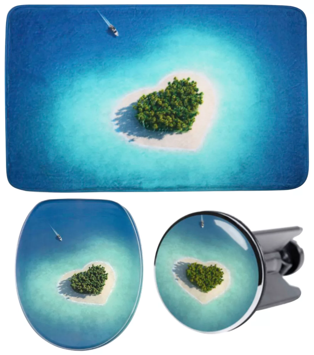 Sanilo Badaccessoire-Set »Dream Island«, (Komplett-Set, 3 tlg.), bestehend günstig online kaufen