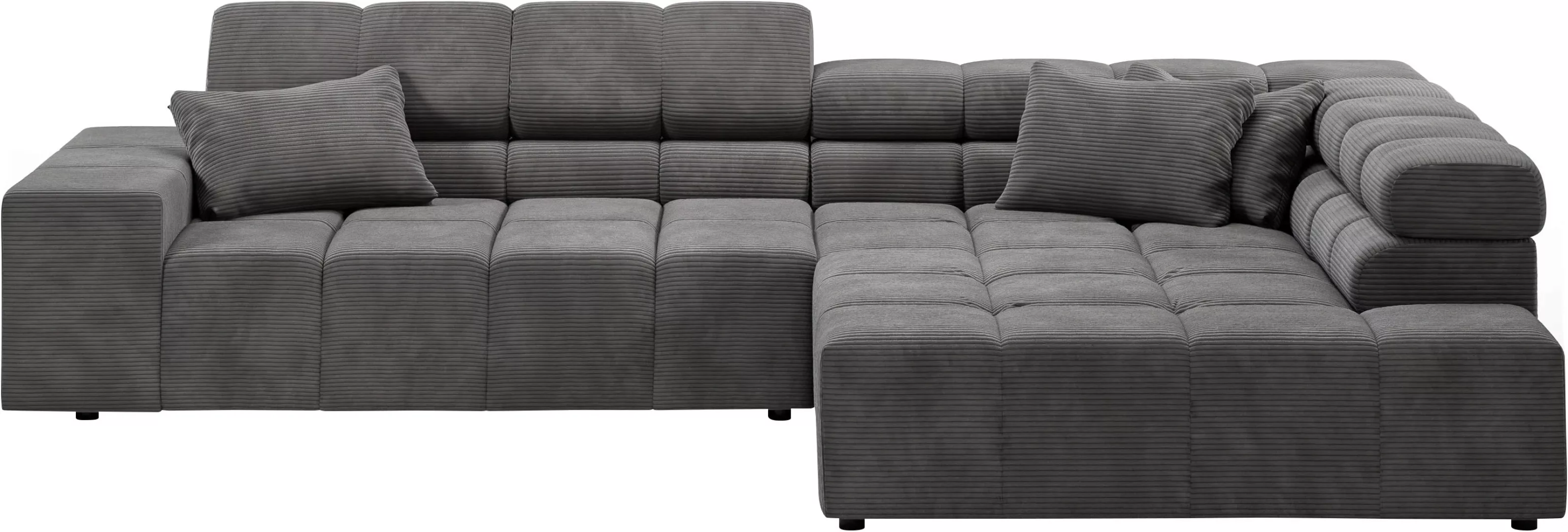 INOSIGN Ecksofa "Ancona incl. Kopfteilverstellung, Breite 319cm, L-Form", w günstig online kaufen