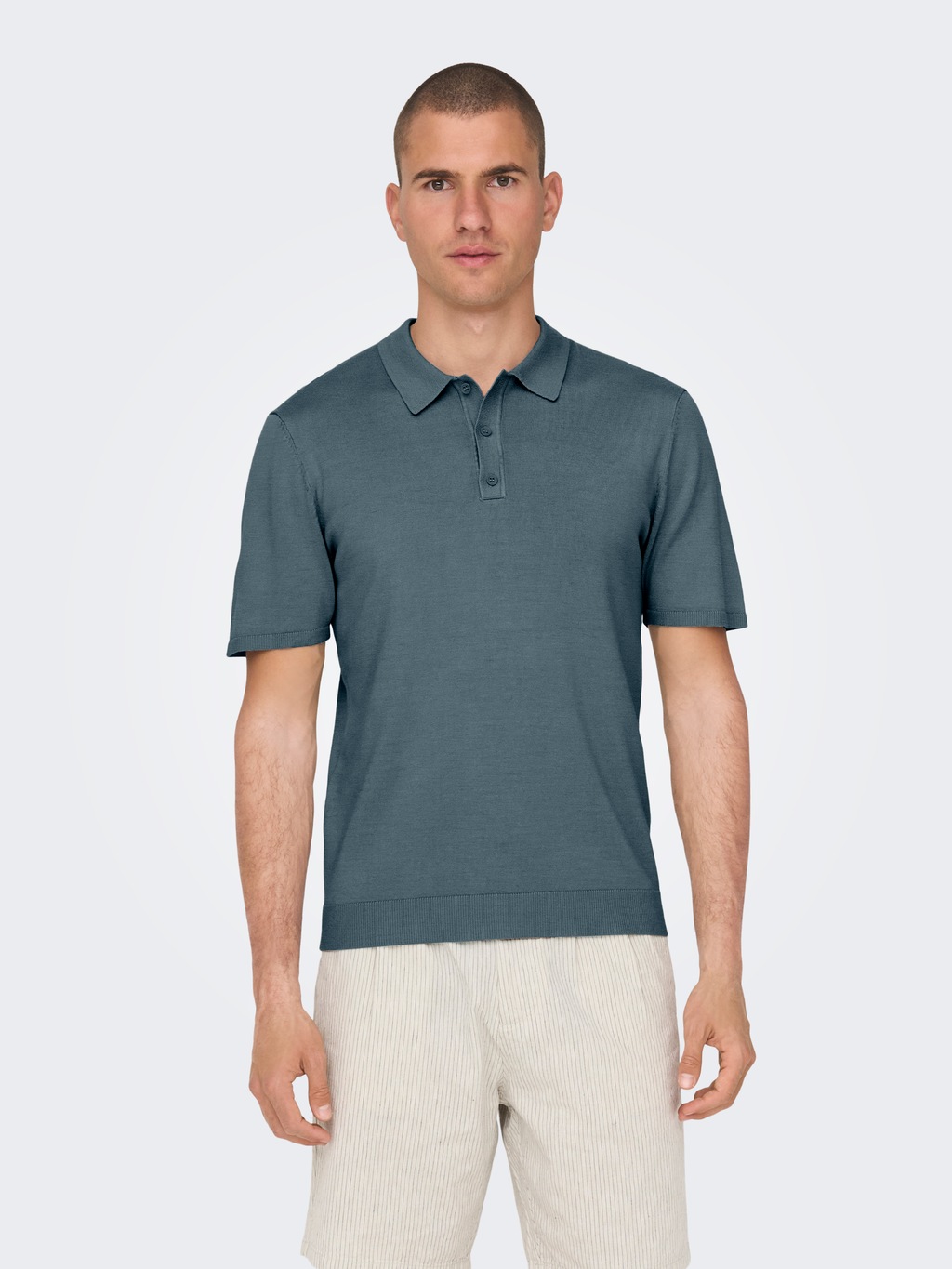ONLY & SONS Poloshirt "ONSWYLER LIFE REG 14 SS POLO KNIT NOOS" günstig online kaufen