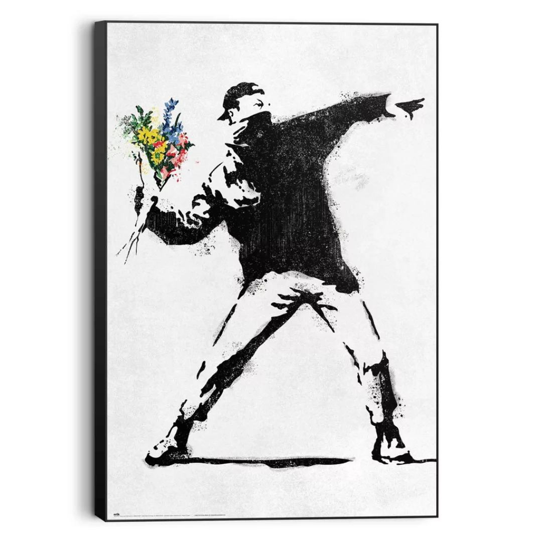 Reinders! Wandbild »Banksy - flower bomber« günstig online kaufen