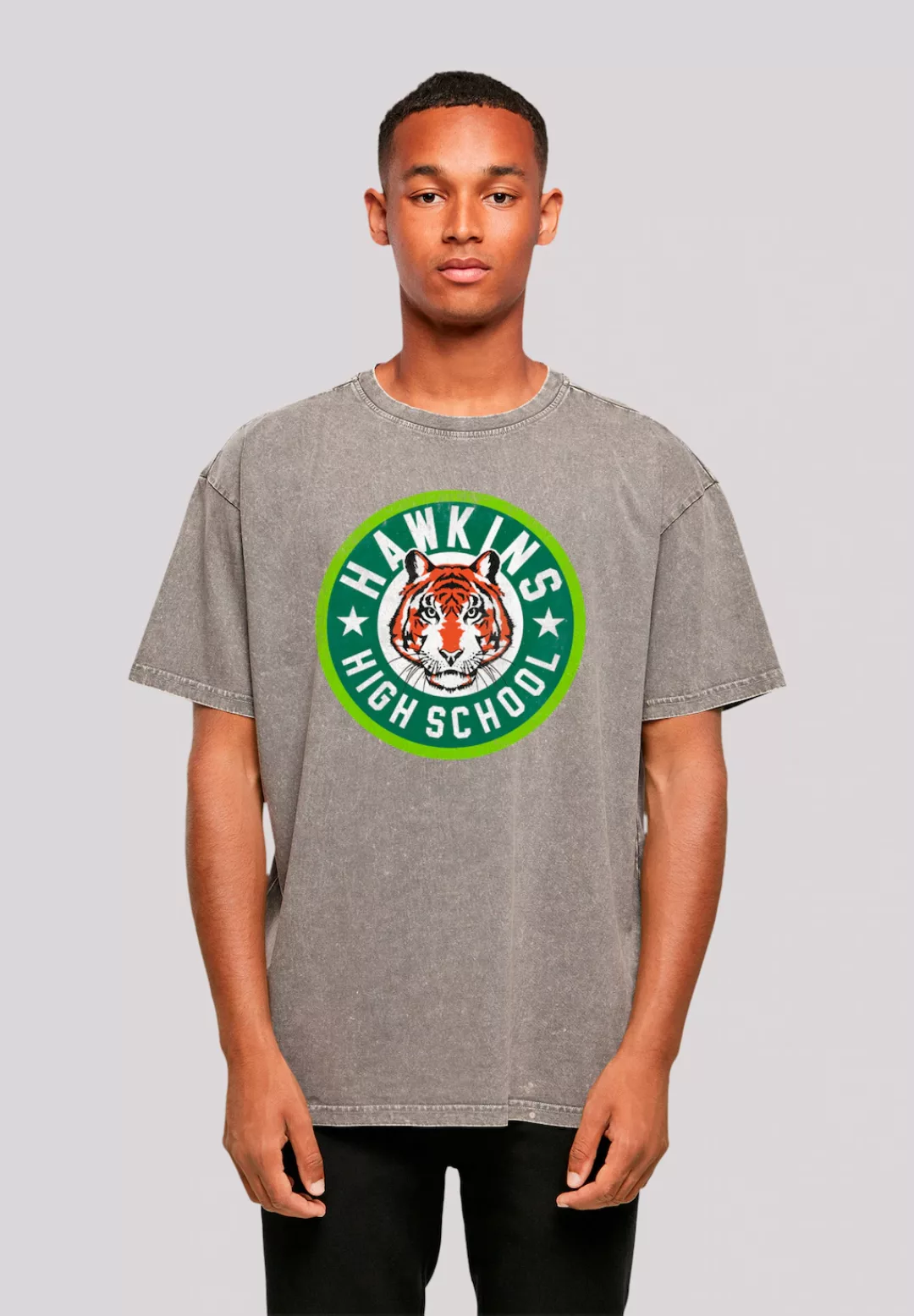 F4NT4STIC T-Shirt "Stranger Things Hawkins Tiger Circle", Premium Qualität günstig online kaufen