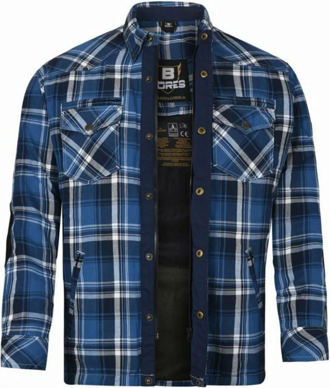 Bores Motorradjacke Lumberjack Premium Motorradhemd günstig online kaufen