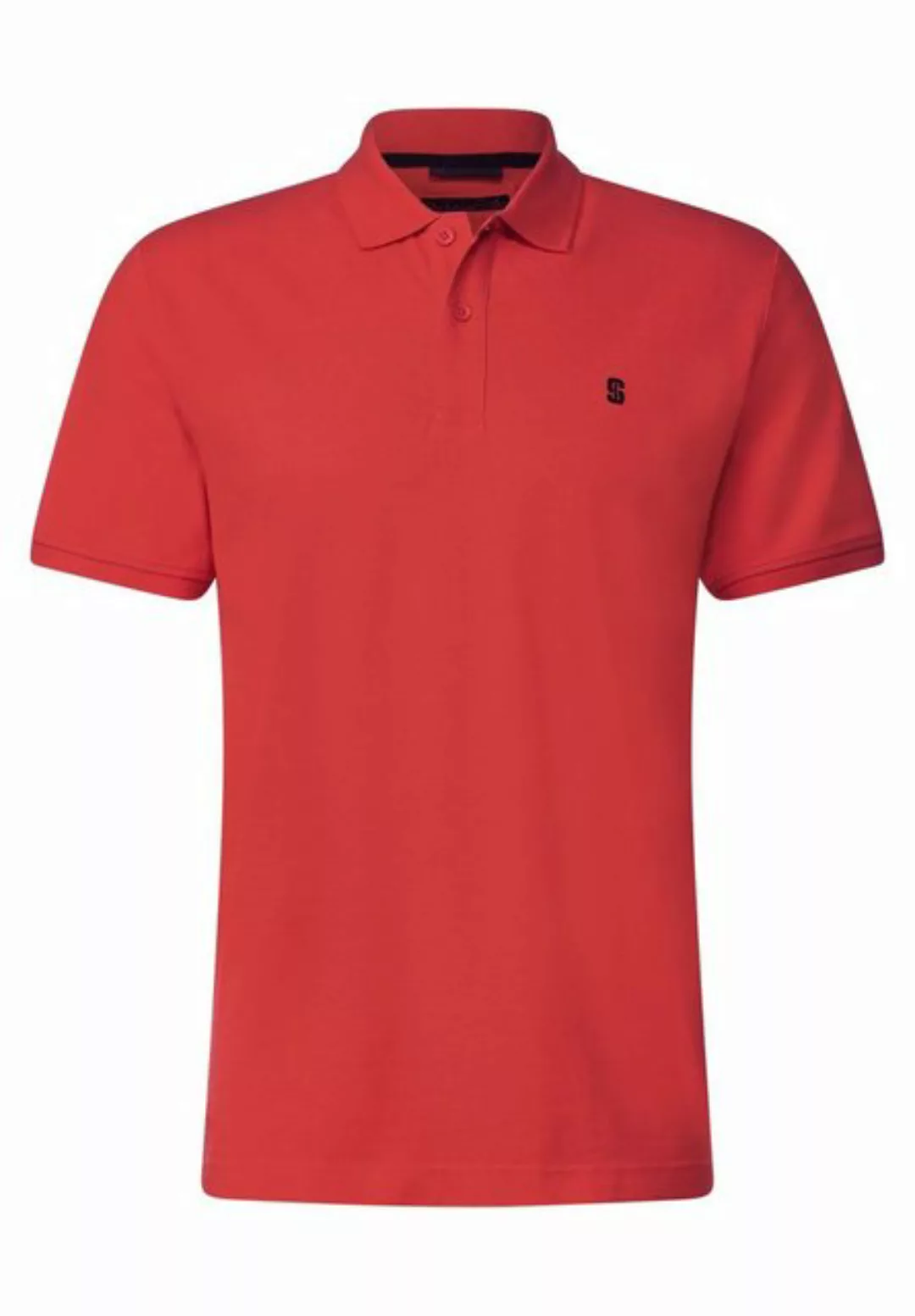 STREET ONE MEN Poloshirt, in Unifarbe günstig online kaufen