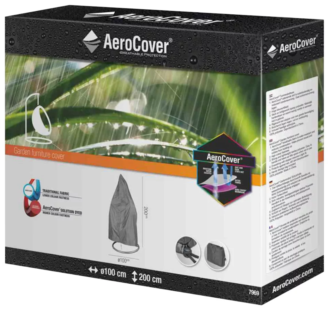 Aerocover Schutzhülle Aerocover Anthrazit Ø 100 cm x 200 cm günstig online kaufen