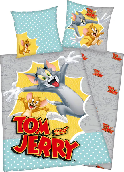 Kinderbettwäsche »Tom & Jerry«, mit witzigem Tom & Jerry Motiv günstig online kaufen
