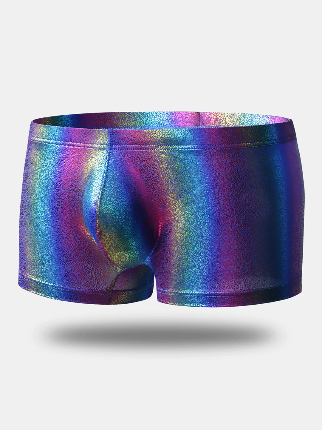 Männer Sexy Kunstleder Clubwear Boxershorts Colorful Reflektierende Smooth günstig online kaufen