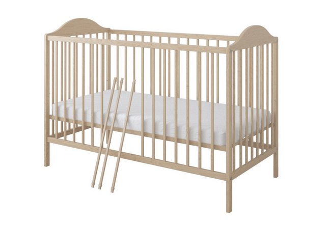 Kids Collective Babybett Gitterbett 60x120 höhenverstellbar, herausnehmbare günstig online kaufen