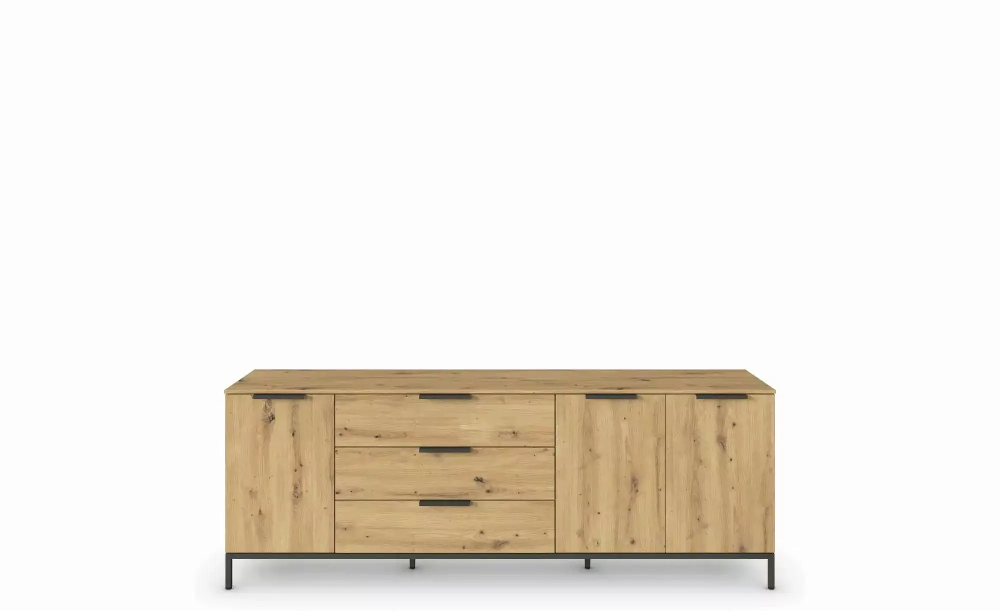 Sideboard   ¦ holzfarben ¦ Maße (cm): B: 199 H: 72 Kommoden & Sideboards > günstig online kaufen