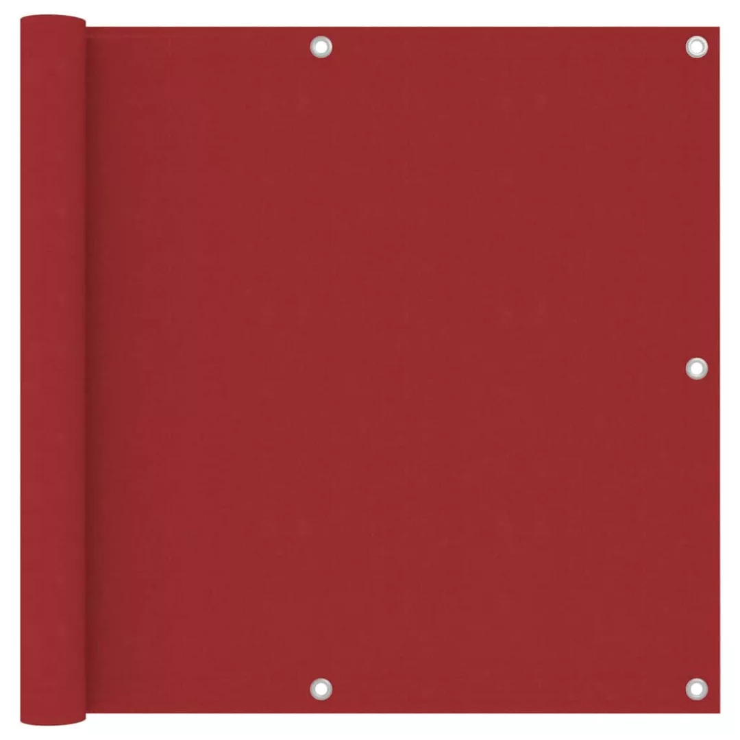 Balkon-sichtschutz Rot 90x600 Cm Oxford-gewebe günstig online kaufen