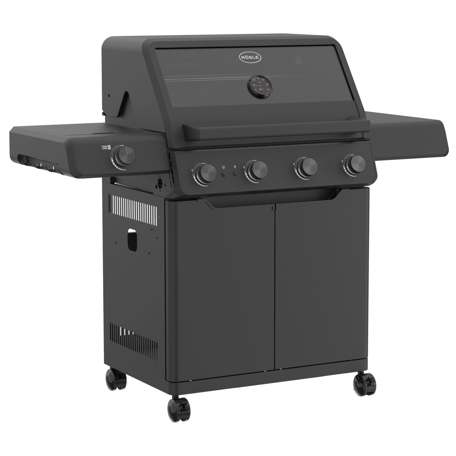 Rösle Gasgrill Allflame Prime 4 Schwarz günstig online kaufen