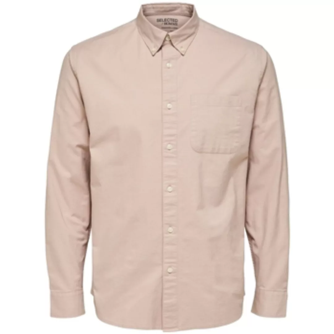 Selected  Hemdbluse Noos Regrick Oxford Shirt - Shadow Gray günstig online kaufen