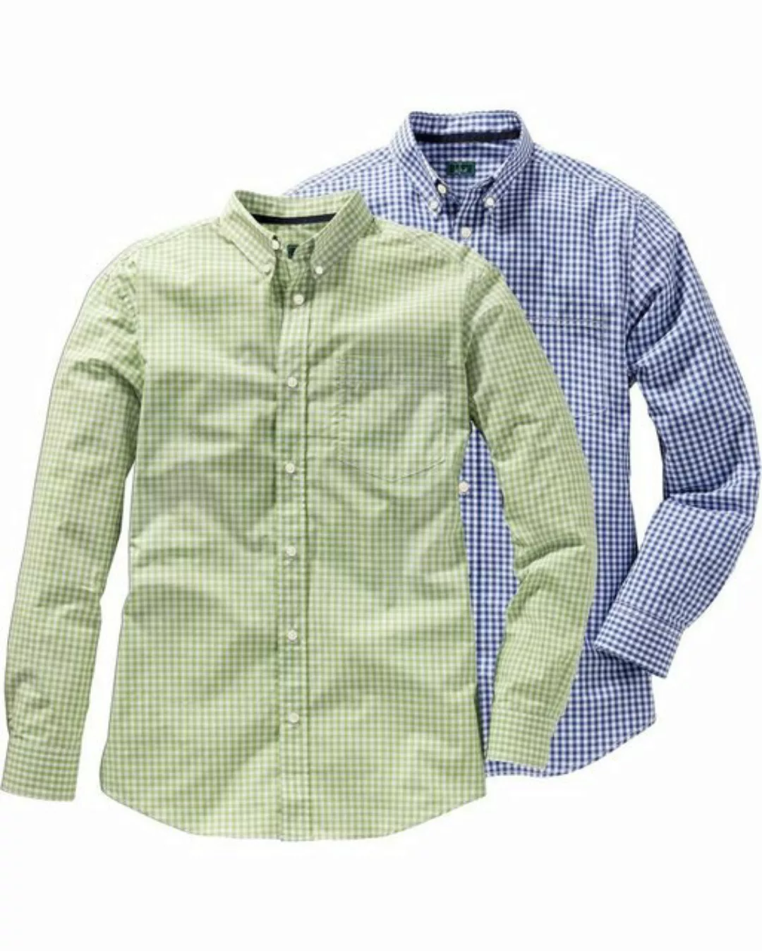 Luis Steindl Trachtenhemd Doppelpack Karohemden günstig online kaufen