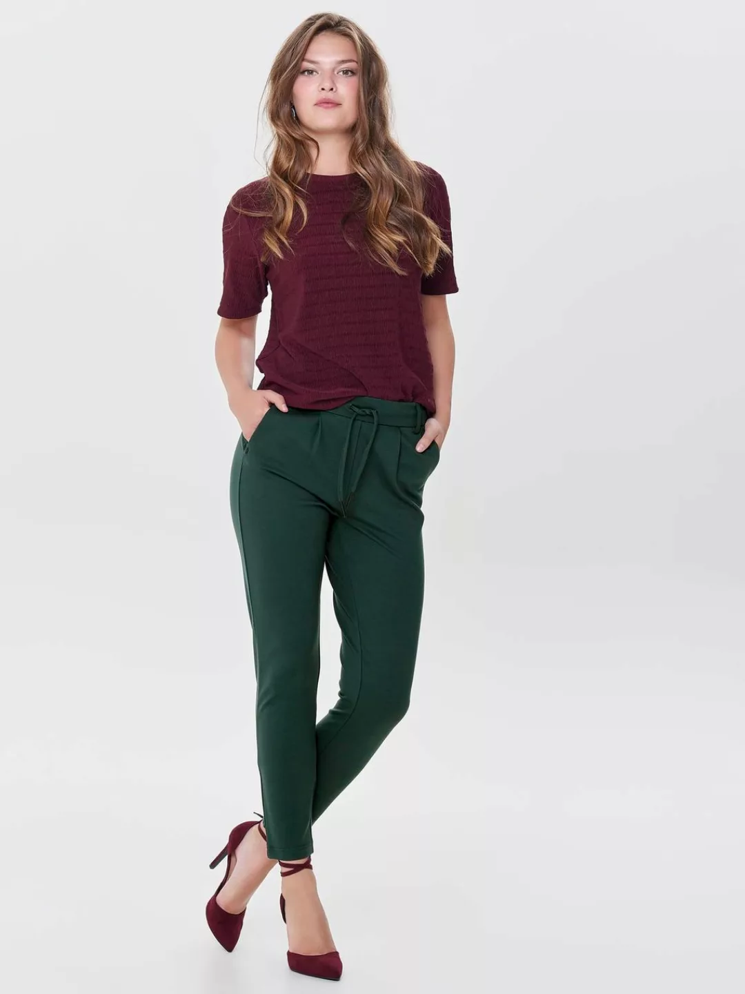 ONLY Jogger Pants "ONLPOPTRASH LIFE EASY COL PANT PNT NOOS", bequeme Form m günstig online kaufen