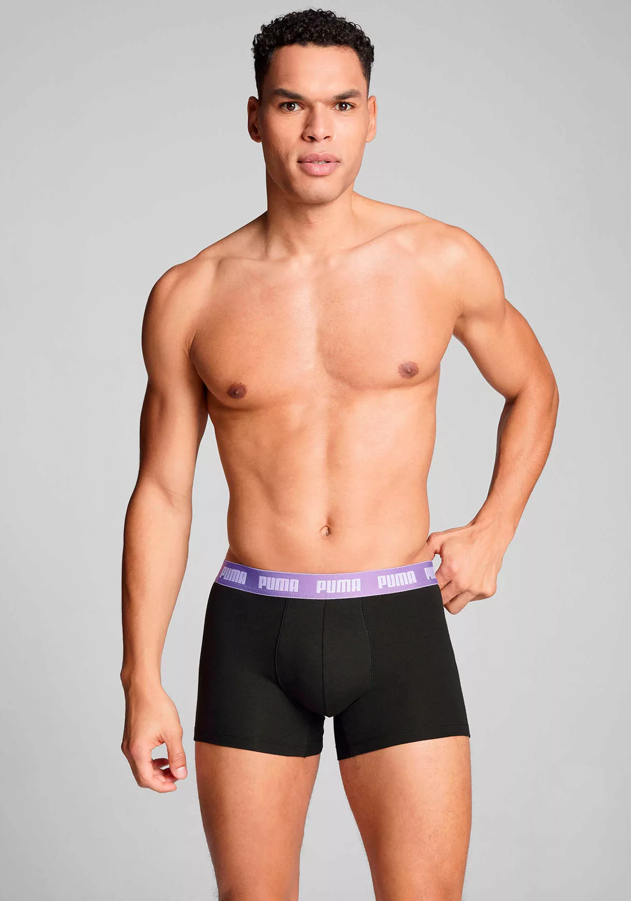 PUMA Boxershorts "PUMA MEN EVERYDAY BOXERS 3P", (3er Pack), mit Komfortbund günstig online kaufen