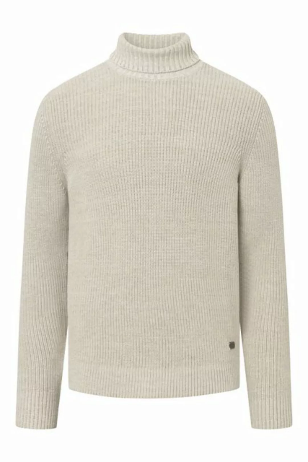 Joop Jeans Rollkragenpullover Orlino aus meliertem Strick günstig online kaufen