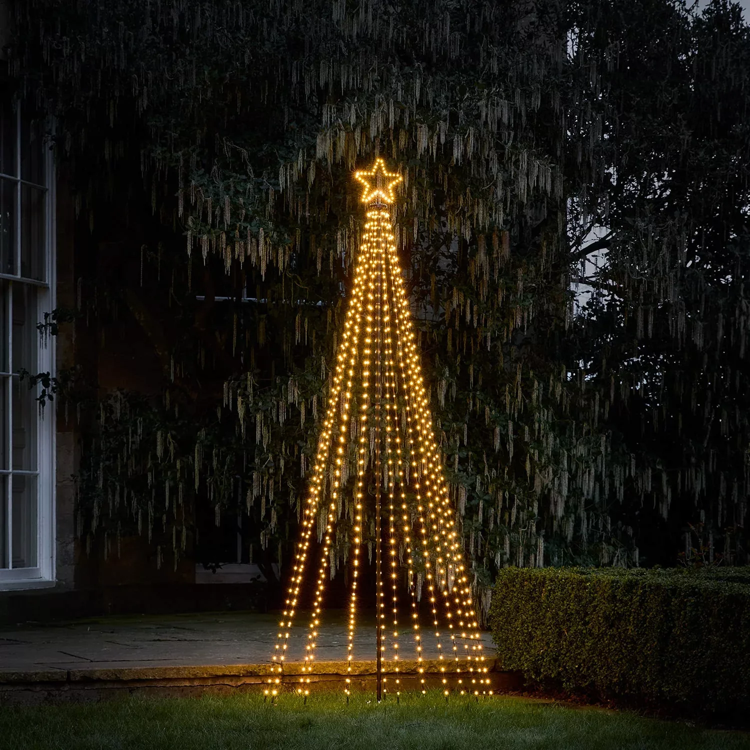 2,4m LED Baum Weihnachtsdeko außen warmweiß günstig online kaufen